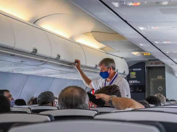 As the seatbelt sign turned off, Levy was the first to rise. The first passenger flight of his new airline was complete, and it was a success.