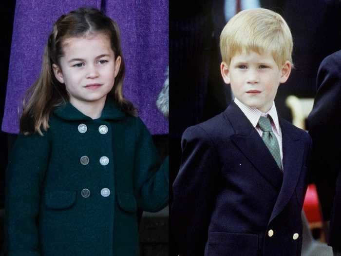 You can even see the resemblance between Princess Charlotte and Prince Harry when they were both around 5 years old.