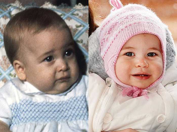 She also closely resembled her father William when he was a baby.