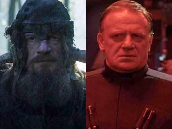 Mark Lewis Jones played Shagga, leader of the Stone Crows, on "Game of Thrones" and was Captain Moden Canady in "The Last Jedi."