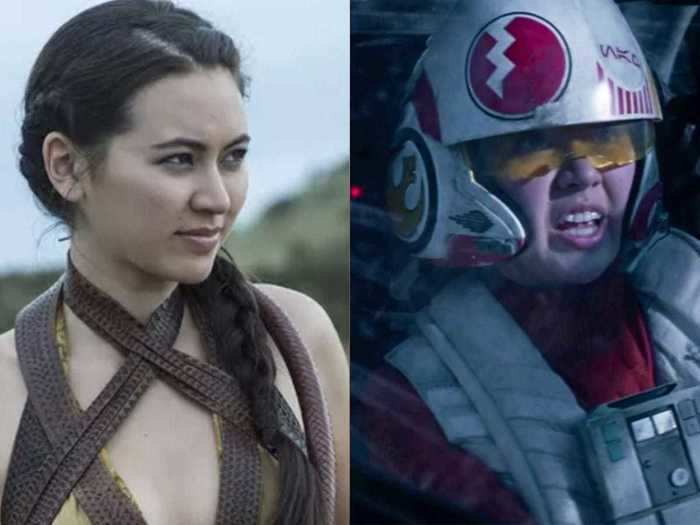 Jessica Henwick was on "Game of Thrones" as Nymeria Sand and played Jessika Pava in "The Force Awakens."