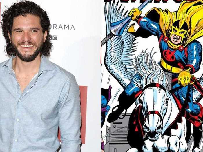 "Game of Thrones" star Kit Harington was cast as Dane Whitman, a non-Eternal, who becomes a hero known as Black Knight.