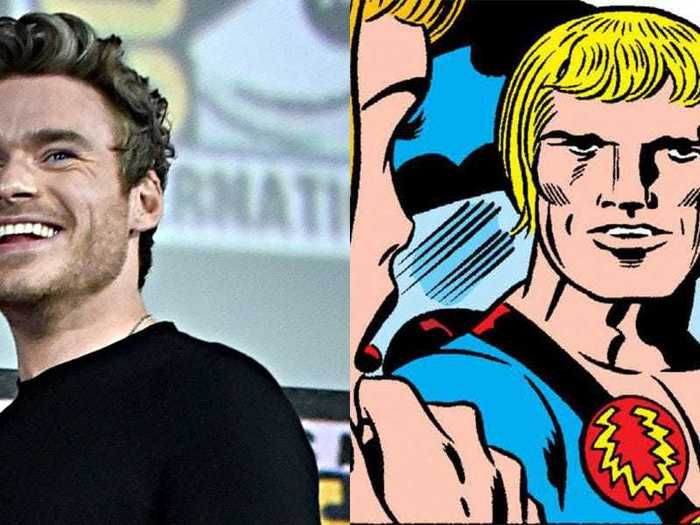 "Game of Thrones" star Richard Madden is playing Ikaris, one of the leaders of the Eternals.