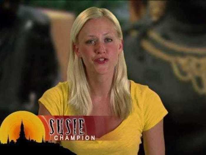 "Road Rules" champion Susie Meister met her husband while filming - he was a sound guy.