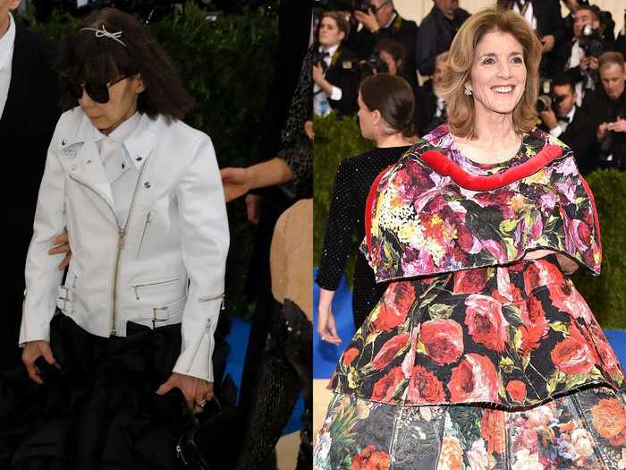 Plus the two honorary chairs, Comme des Garçons founder Rei Kawakubo and Caroline Kennedy.