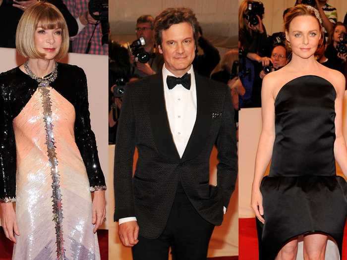 In 2011, Colin Firth and Stella McCartney joined Wintour.