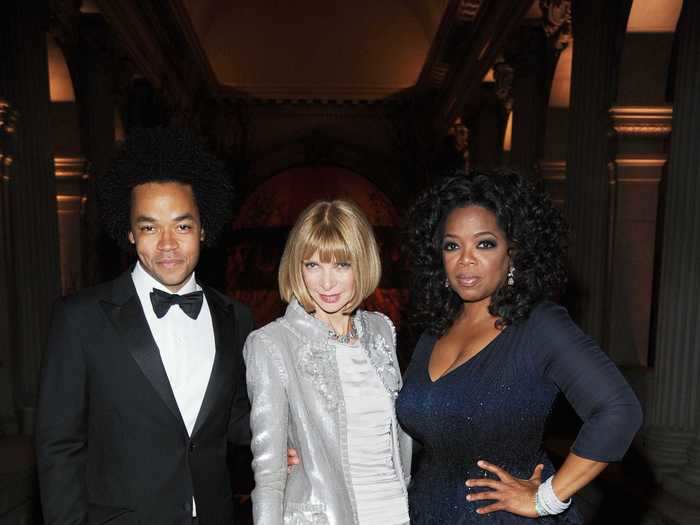 Wintour shared chair duties with Oprah Winfrey and then-Gap vice president Patrick Robinson in 2010.