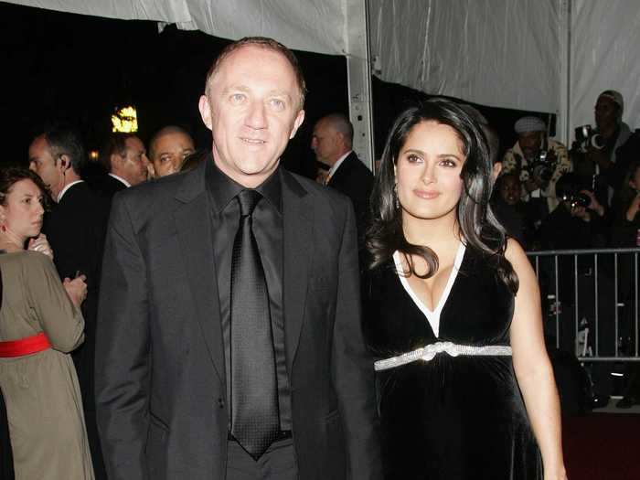 François-Henri Pinault, honorary chair, was accompanied by his now-wife Salma Hayek in 2007.