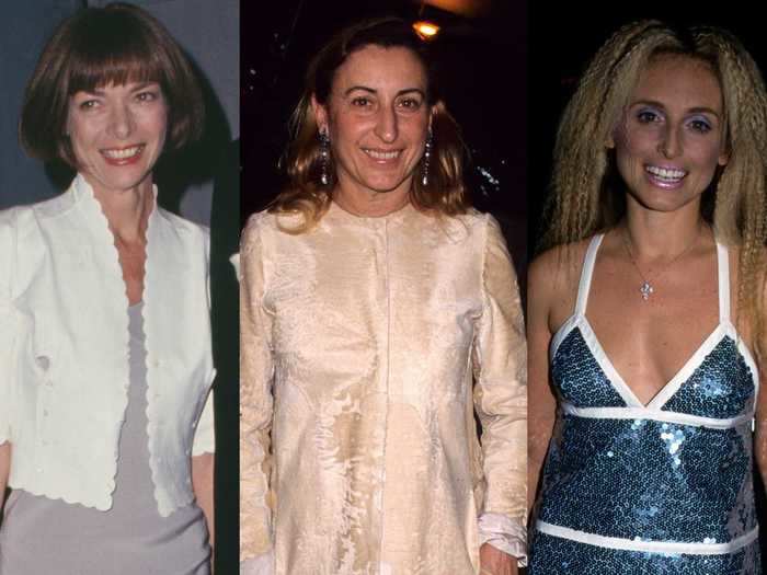 In 1998, Wintour co-chaired with designer Miuccia Prada and socialite Pia Getty.