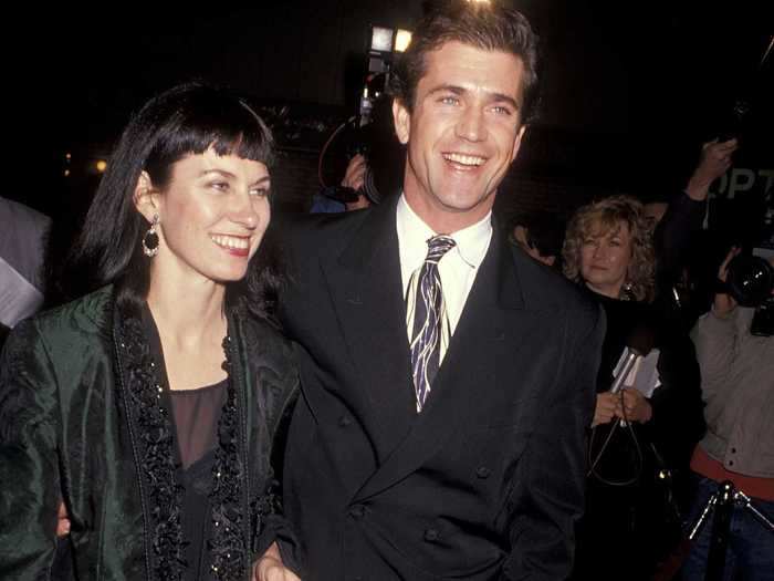 Mel Gibson and Robyn Moore separated after nearly 30 years together in 2006.