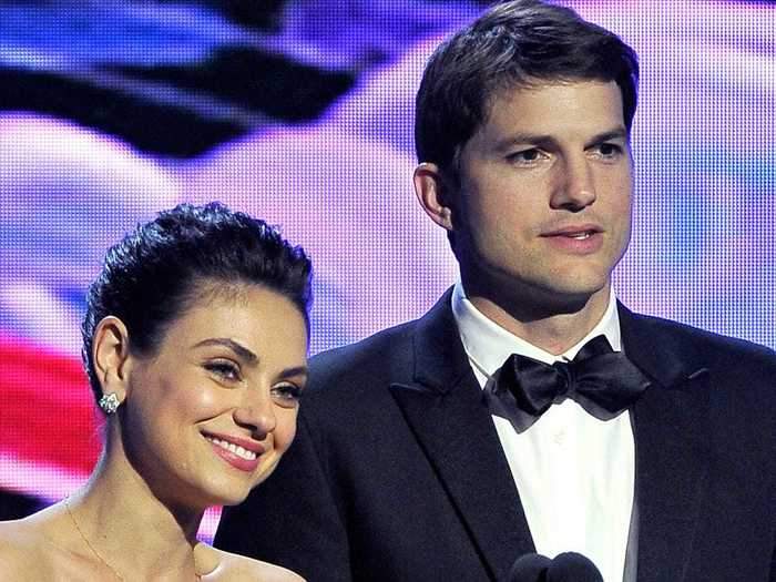 April 2012: Kunis and Kutcher moved in together.