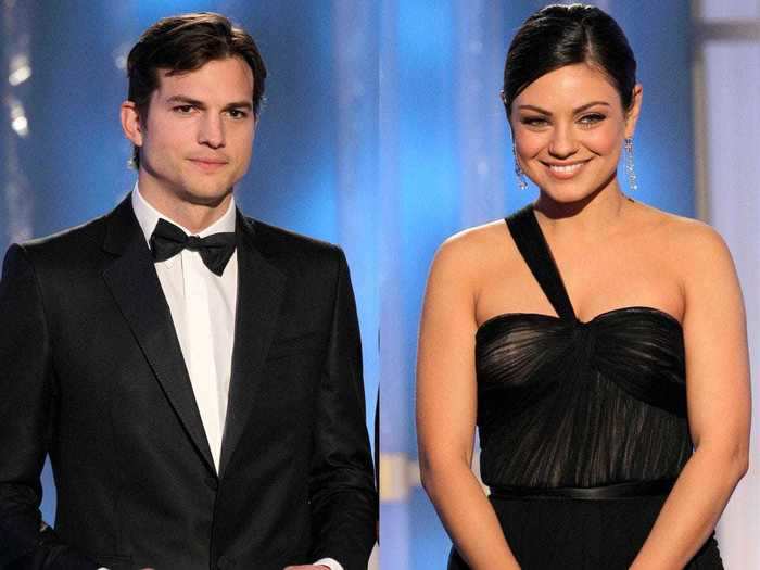 January 15, 2012: Kutcher and Kunis reconnected at the 69th Golden Globe Awards.