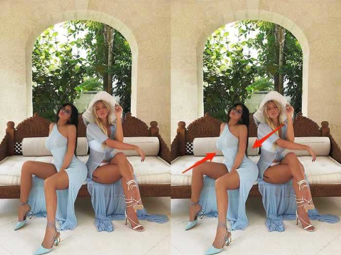 In 2019, Kylie Jenner was criticized after she posted an apparently edited picture during her time in Turks and Caicos.