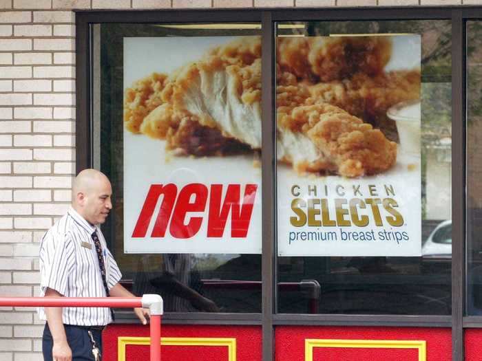 Another premium fried chicken option hit the US menu in 2002: Chicken Selects.