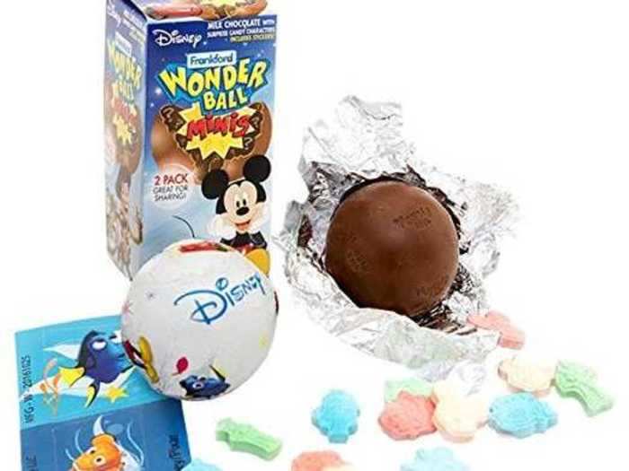 Wonder Balls were chocolate balls with toys - and later candy - inside. They were brought back in 2017.