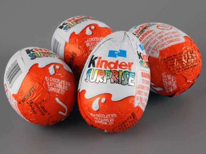 Kinder Surprise eggs are popular all over the world - but banned in the US.