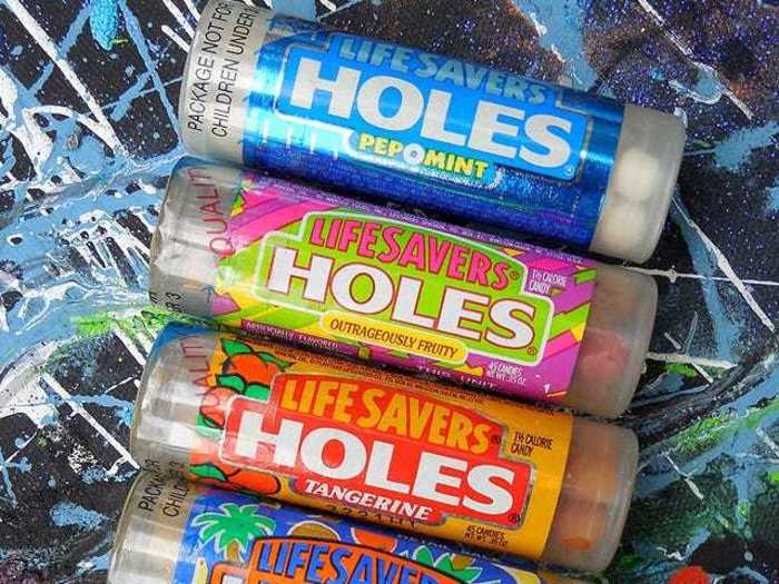 Life Savers Holes were supposed to be Life Savers