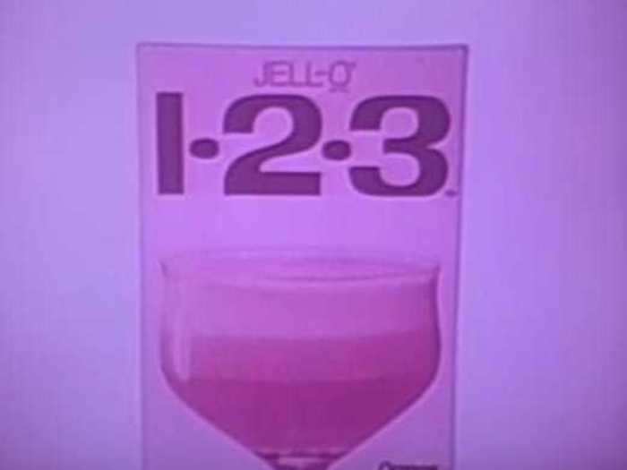 Jell-O 1-2-3 was advertised as gelatin with two toppings, but really it was magic.