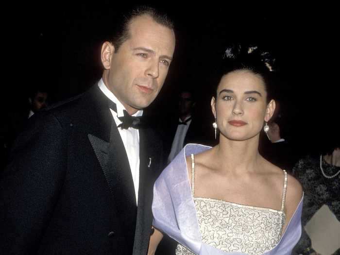 Bruce Willis and Demi Moore were married throughout the 