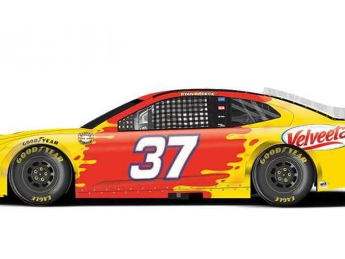 Ryan Preece will drive the No. 37 Velveeta Chevrolet.