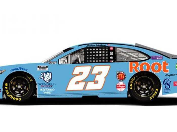 Bubba Wallace will drive the No. 23 Root Insurance Toyota.