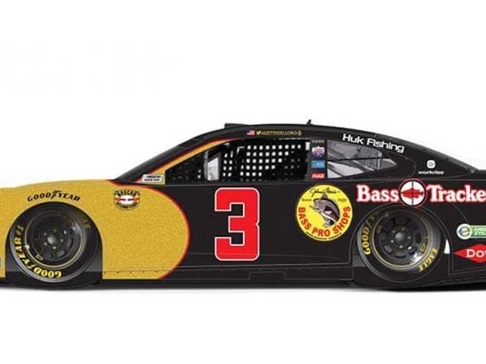 Austin Dillon will drive the No. 3 Bass Pro Shops Chevrolet.