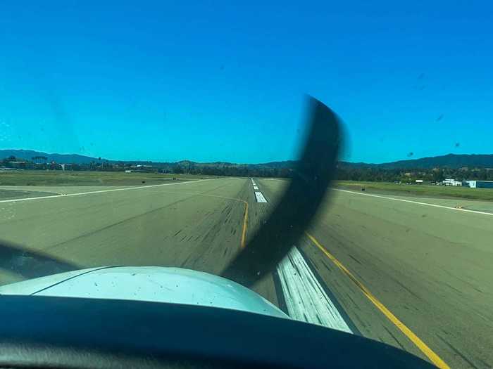 Moments later, we had touched down on the runway and began slowing down. The aircraft had greased its own landing.