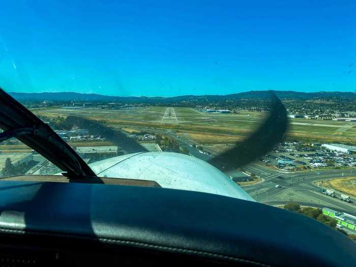 The challenge here would be for the aircraft to differentiate between the parallel runways, 19L and 19R, and the taxiways surrounding them.