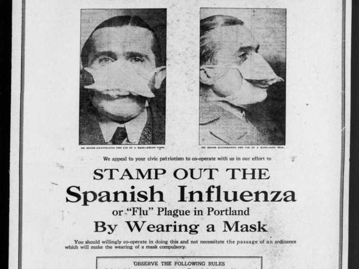 Toward the end of 1918, the Spanish flu started to rear its head. The pandemic - which didn