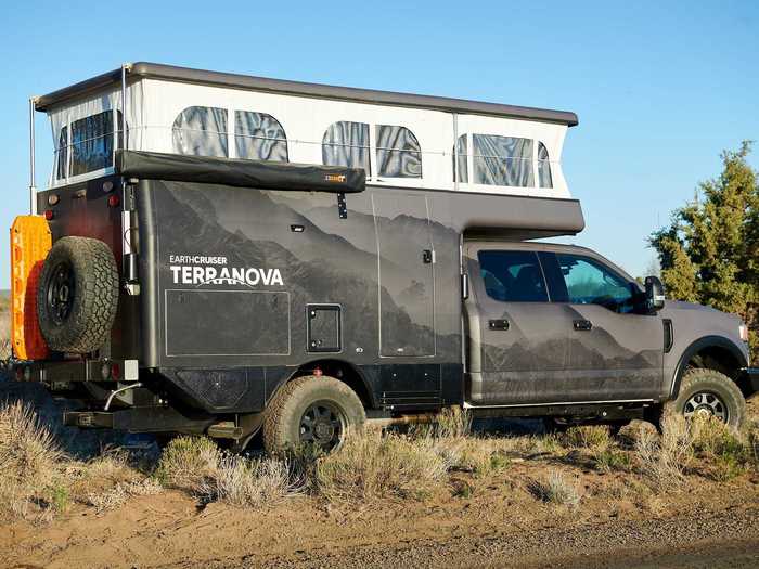 The tiny home on wheels was constructed with fiberglass and "marine-grade" materials, making it both easy to clean and durable, according to its maker.