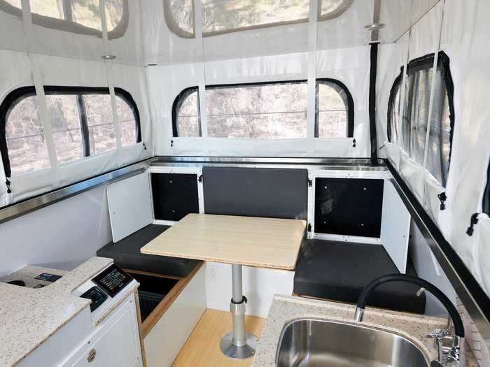 The Terranova is designed to accommodate four people, perfect for this booming family segment.