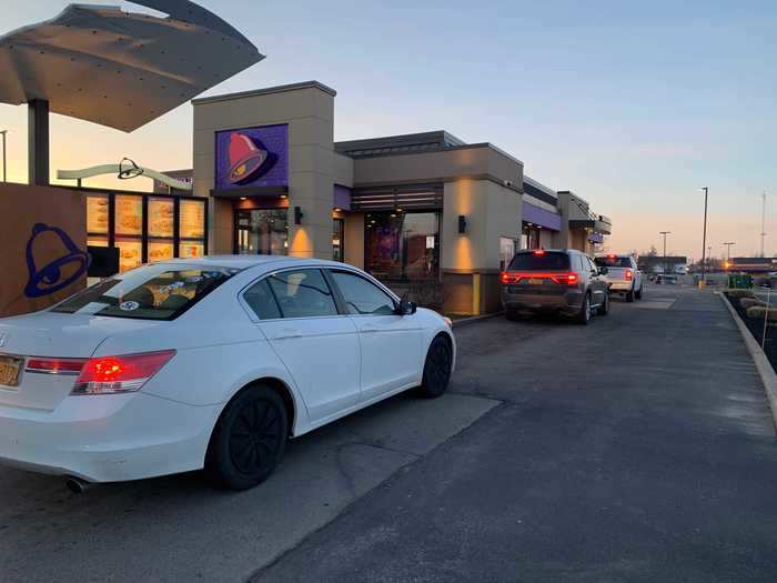 First up, Taco Bell has a classic drive-thru in the style of McDonald