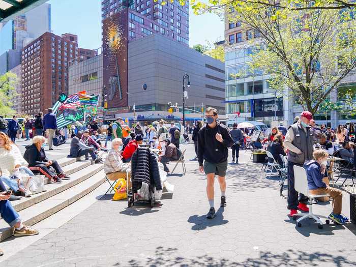 Before the pandemic, New York was a place where you could sit anywhere and never run out of people to watch, and it