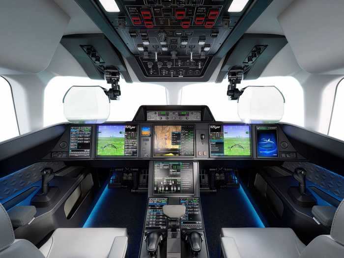 In the cockpit, touchscreen technology is widely used with Honeywell Aerospace