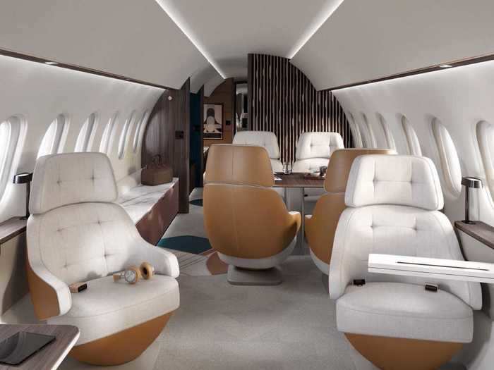 The Falcon 10X also boasts the tallest cabin among its competitors with a height of six feet and eight inches.