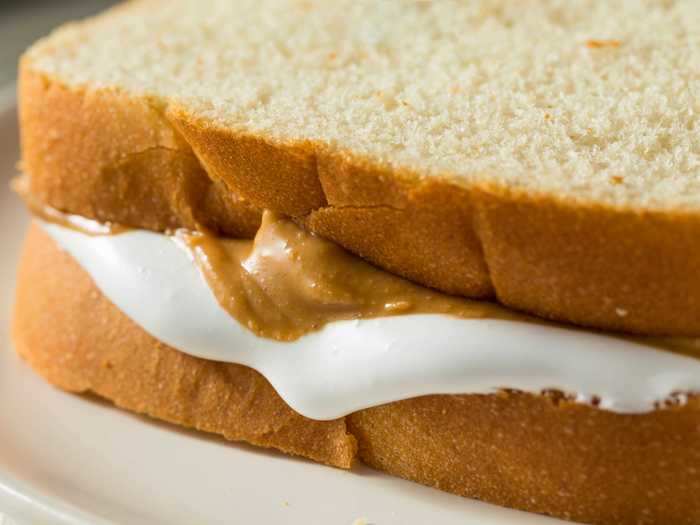 Another classic in the region: fluffernutter sandwiches.