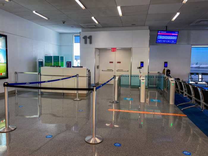 Automated boarding gates...