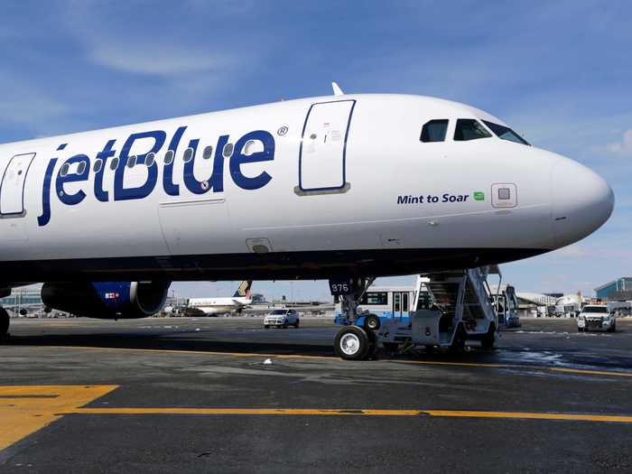 JetBlue Airways and Alaska Airlines are mid-tier US carriers, sandwiched between the big four - American Airlines, Delta Air Lines, United Airlines, and Southwest Airlines - and the ultra-low-cost carriers.