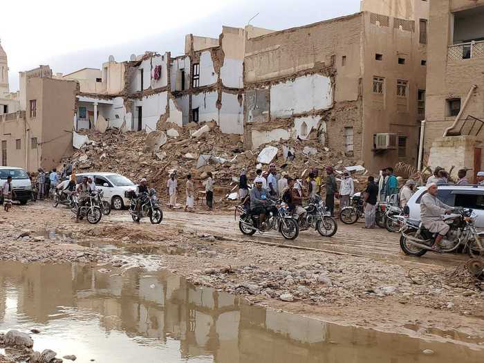 Beyond the humanitarian crisis, thousands of families in the town of Tarim affected by floods that started in mid-April.