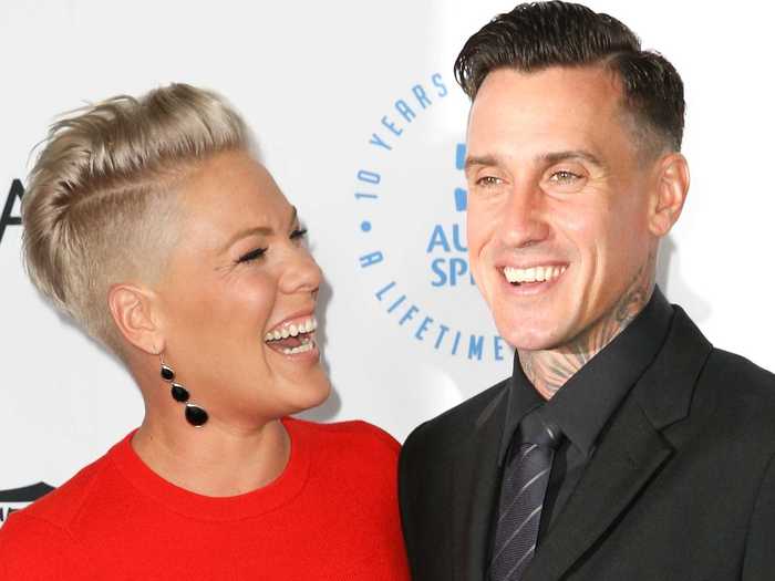 Pink and husband Carey Hart have broken up multiple times.