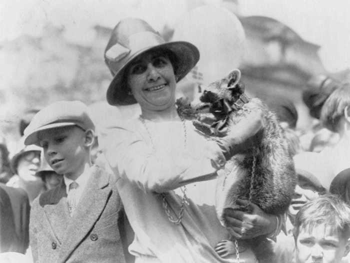 First lady Grace Coolidge brought the family
