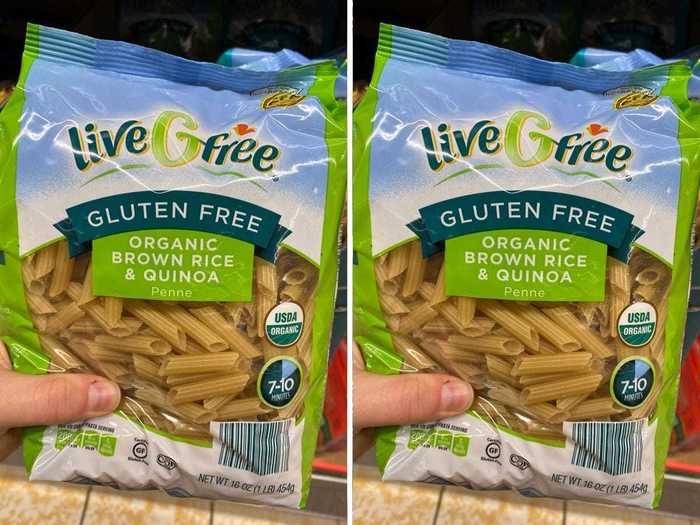 I often swap regular pasta for LiveGFree