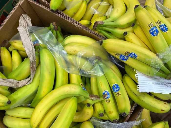 I try to pick up bananas and other produce that Aldi has on sale.