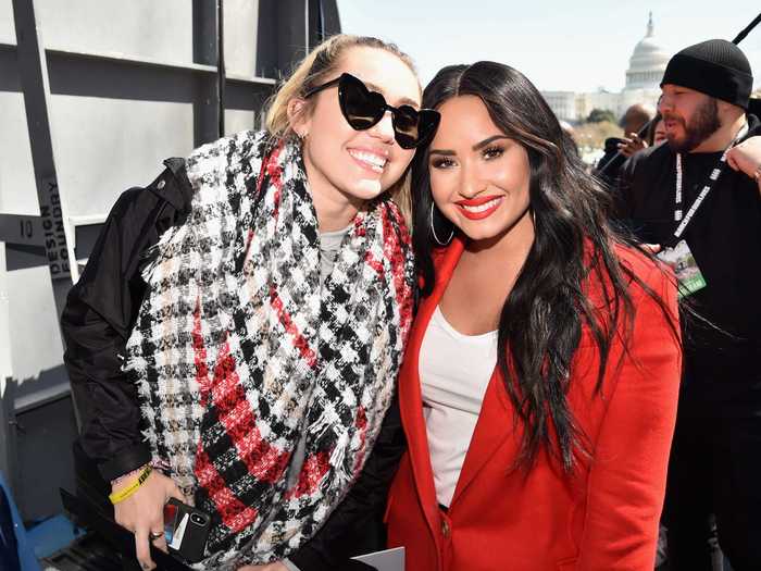 Miley Cyrus and Demi Lovato had a fight in 2008, but they have seemingly rekindled their friendship.