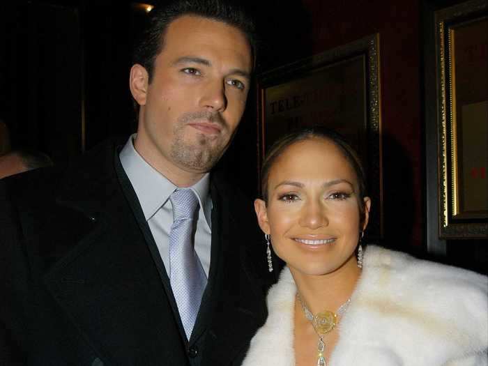 July 2003: The couple participated in a joint interview as a couple to promote "Gigli," though much of the questions were about their romance.