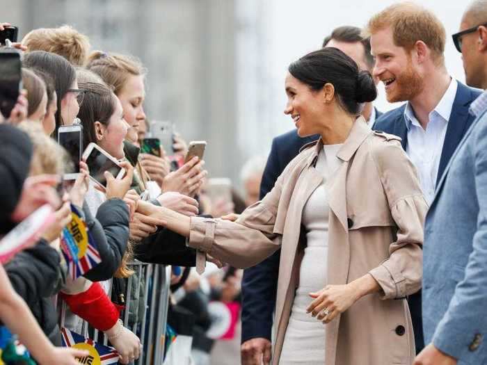 When Markle was pregnant with Archie, she continued carrying out royal engagements as the public fixated on her baby bump and maternity style.