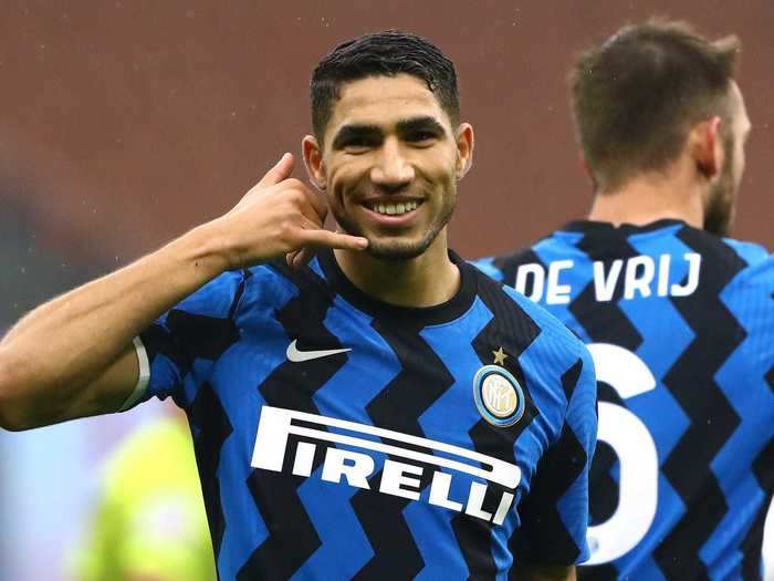 4. Achraf Hakimi - Inter Milan and Morocco