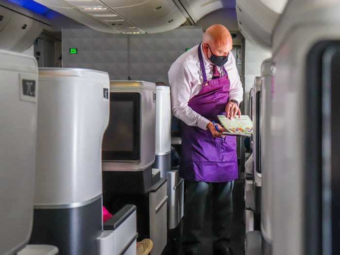 Flight attendants began the in-flight service just after takeoff. It took a bit longer than my last Delta flight, but for good reason: snacks and drinks are back.