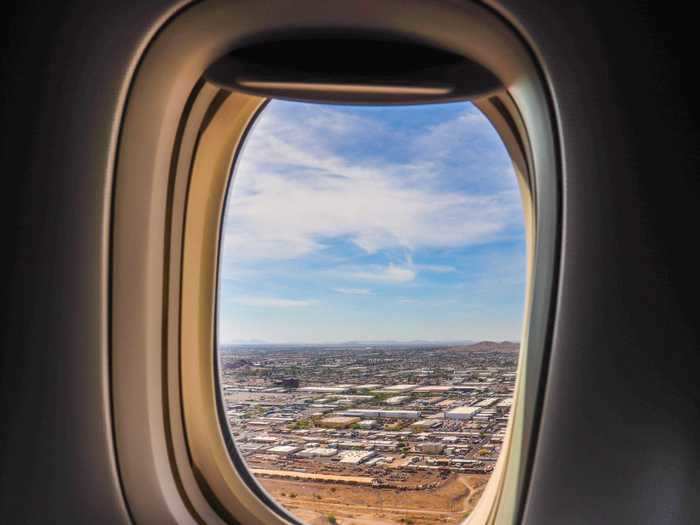 The lead flight attendant outlined the specifics of what Delta was doing to keep flyers safe, what it calls the "Delta CareStandard." Soon after, we blasted off into the Arizona sky.