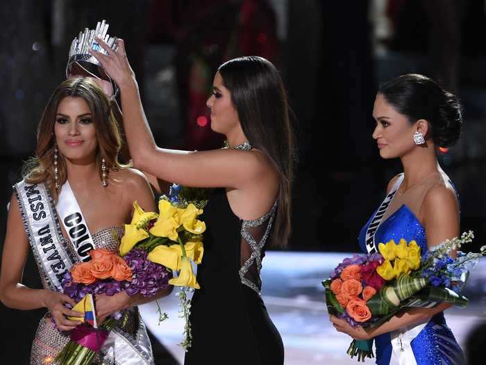 Miss Universe 2015 caused a stir when host Steve Harvey accidentally announced Miss Colombia, Ariadna Gutierrez, as the winner instead of Miss Philippines, Pia Wurtzbach.